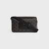 Triomphe Canvas ve Dana Derisi Flap Messenger Çanta Triomphe Canvas ve Dana Derisi Flap Messenger Çanta