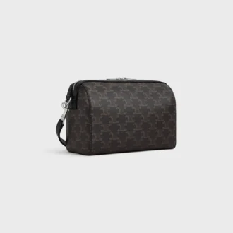 Triomphe Canvas ve Dana Derisi Mini Boston