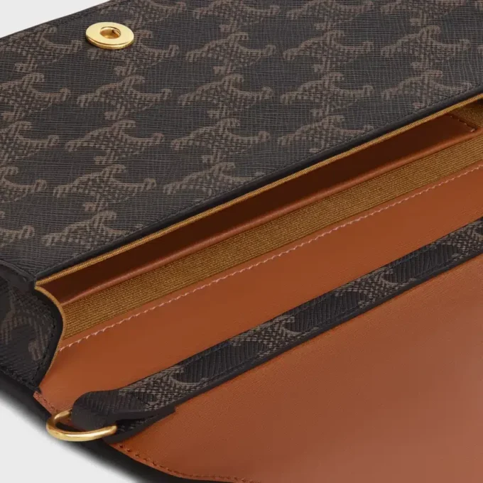 Triomphe Canvas ve Dana Derisi Multipochette Triomphe Canvas ve Dana Derisi Multipochette