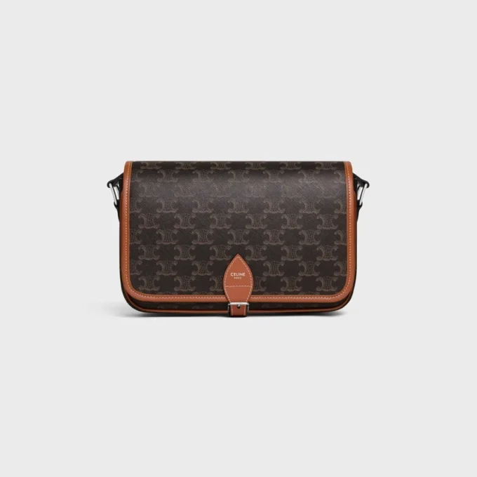 Triomphe Canvas ve Dana Derisinden Küçük Folco Messenger Triomphe Canvas ve Dana Derisinden Küçük Folco Messenger