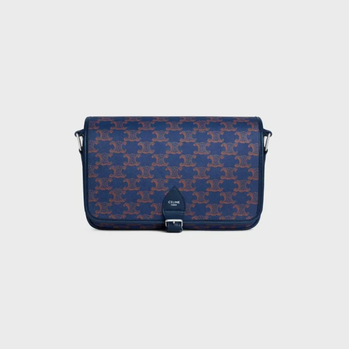 Triomphe Canvas ve Dana Derisinden Küçük Folco Messenger Triomphe Canvas ve Dana Derisinden Küçük Folco Messenger