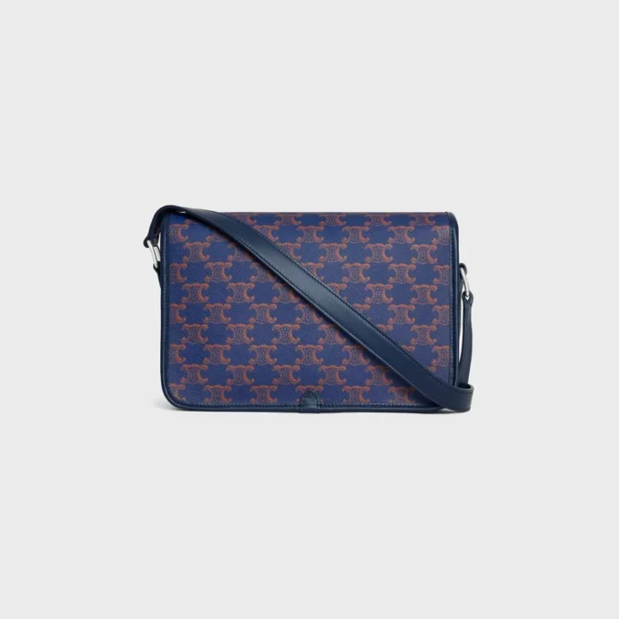 Triomphe Canvas ve Dana Derisinden Küçük Folco Messenger Triomphe Canvas ve Dana Derisinden Küçük Folco Messenger