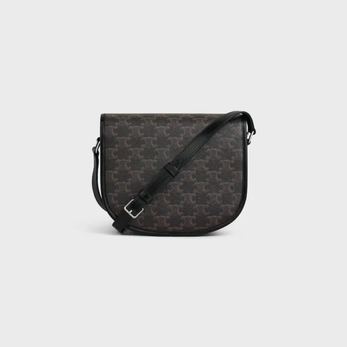 Triomphe Canvas ve Dana Derisinden Orta Boy Besace Triomphe Triomphe Canvas ve Dana Derisinden Orta Boy Besace Triomphe
