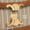 Triomphe desenli tekstil ve dana derisi Teen Triomphe Çanta Triomphe desenli tekstil ve dana derisi Teen Triomphe Çanta