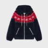 Triomphe Fair Isle Polar Kapüşonlu Ceket Triomphe Fair Isle Polar Kapüşonlu Ceket