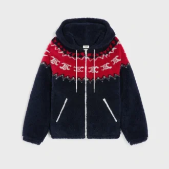 Triomphe Fair Isle Polar Kapüşonlu Ceket