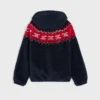 Triomphe Fair Isle Polar Kapüşonlu Ceket Triomphe Fair Isle Polar Kapüşonlu Ceket