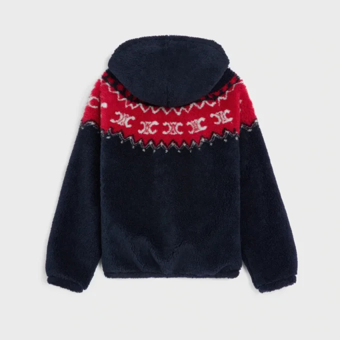 Triomphe Fair Isle Polar Kapüşonlu Ceket Triomphe Fair Isle Polar Kapüşonlu Ceket