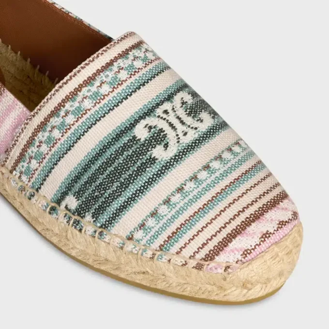 Triomphe Jakarlı Kumaştan CELINE Espadril Ayakkabılar Triomphe Jakarlı Kumaştan CELINE Espadril Ayakkabılar