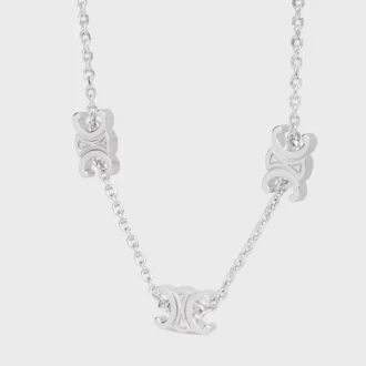 Triomphe Mini Triomphe Bilezik, Rodyum Kaplamalı Pirinç Triomphe Mini Triomphe Bilezik, Rodyum Kaplamalı Pirinç