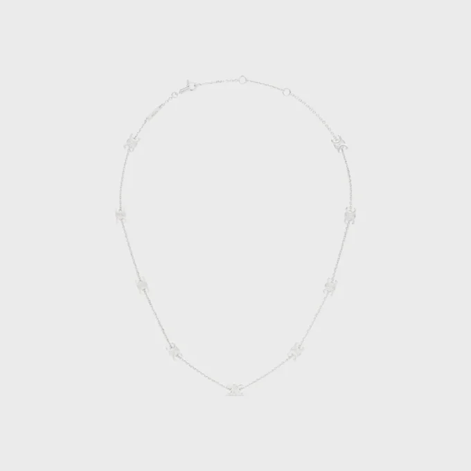 Triomphe Mini Triomphe Kolye, Rodyum Kaplamalı Pirinç Triomphe Mini Triomphe Kolye, Rodyum Kaplamalı Pirinç