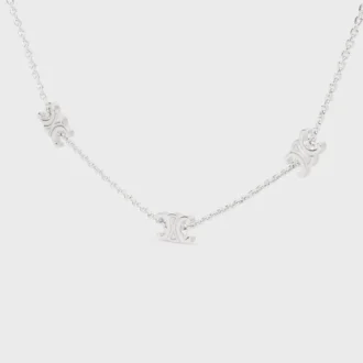 Triomphe Mini Triomphe Kolye, Rodyum Kaplamalı Pirinç Triomphe Mini Triomphe Kolye, Rodyum Kaplamalı Pirinç
