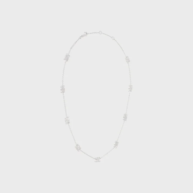 Triomphe Mini Triomphe Kolye, Rodyum Kaplamalı Pirinç Triomphe Mini Triomphe Kolye, Rodyum Kaplamalı Pirinç