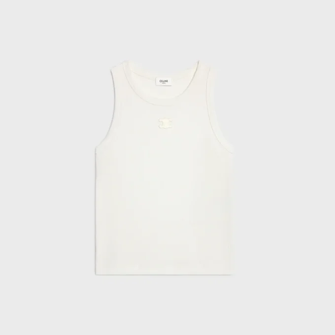Triomphe Ribana Pamuklu İpek Tank Top