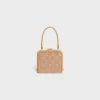 Triomphe Strass detaylı süet dana derisi CELINE Lana Minaudiere Triomphe Strass detaylı süet dana derisi CELINE Lana Minaudiere