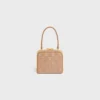 Triomphe Strass detaylı süet dana derisi CELINE Lana Minaudiere Triomphe Strass detaylı süet dana derisi CELINE Lana Minaudiere