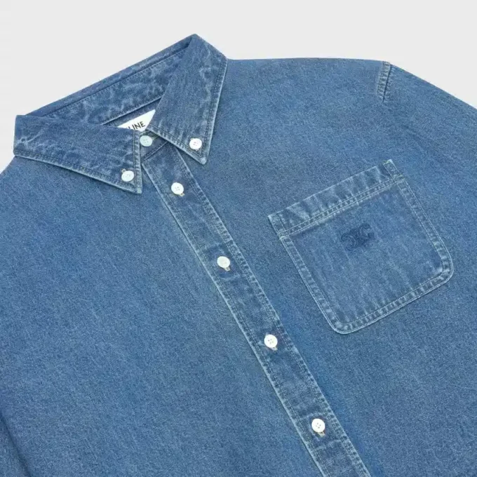 Union Ocean Wash Denim Kısaltılmış Gömlek Union Ocean Wash Denim Kısaltılmış Gömlek