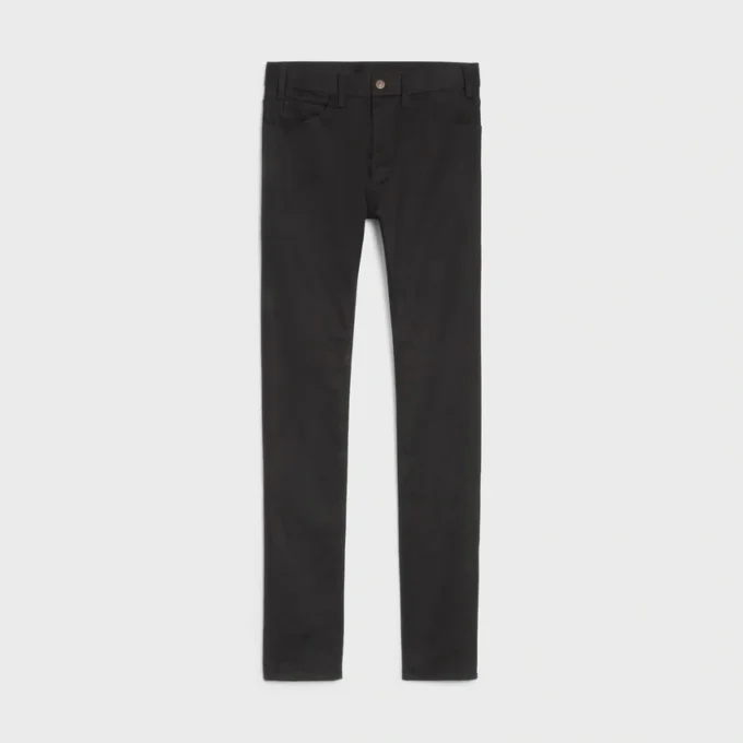 Vintage Saf Siyah Denim Skinny Jeans Vintage Saf Siyah Denim Skinny Jeans