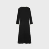 Viskon Georgette Midi Polo Elbise Viskon Georgette Midi Polo Elbise