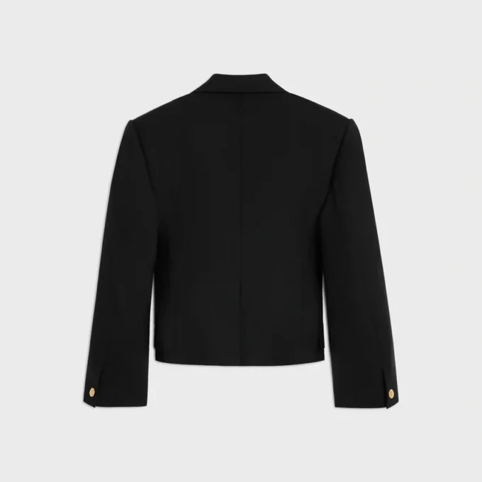 Yün Gabardin Colonne Blazer Yün Gabardin Colonne Blazer