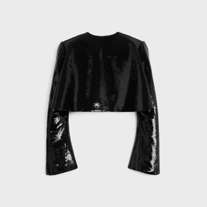 Yün Gabardin Nakışlı Bolero Ceket Yün Gabardin Nakışlı Bolero Ceket