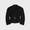 Yün Gabardin Peplum Ceket Yün Gabardin Peplum Ceket