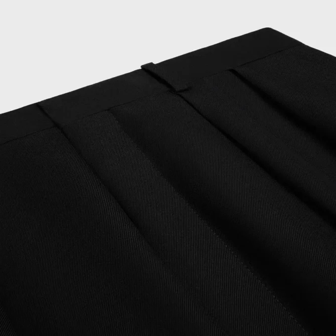 Yün Gabardin Pileli Pantolon Yün Gabardin Pileli Pantolon