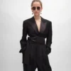 Yün Gabardin Spencer Smokin Ceketi Yün Gabardin Spencer Smokin Ceketi