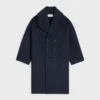 Yün Keçeden Uzun Peacoat Yün Keçeden Uzun Peacoat