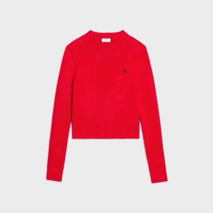Yün ve Kaşmir Crew Neck Kazak Yün ve Kaşmir Crew Neck Kazak
