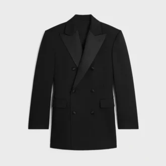 Yün ve Mohair Gabardin Colonne Tux Ceket Yün ve Mohair Gabardin Colonne Tux Ceket