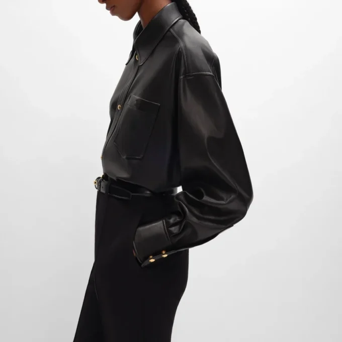 Yumuşak Kuzu Derisi Gömlek Yumuşak Kuzu Derisi Gömlek