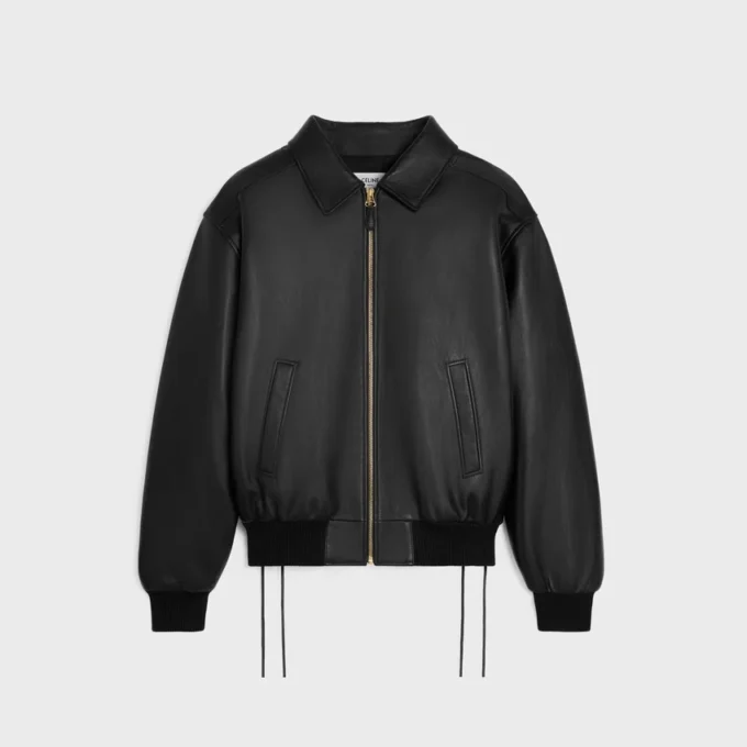Yumuşak Kuzu Derisinden Aviator Blouson Ceket Yumuşak Kuzu Derisinden Aviator Blouson Ceket