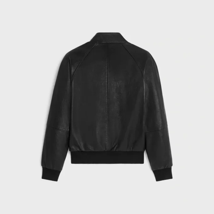 Yumuşak Kuzu Derisinden Fermuarlı Blouson Ceket Yumuşak Kuzu Derisinden Fermuarlı Blouson Ceket